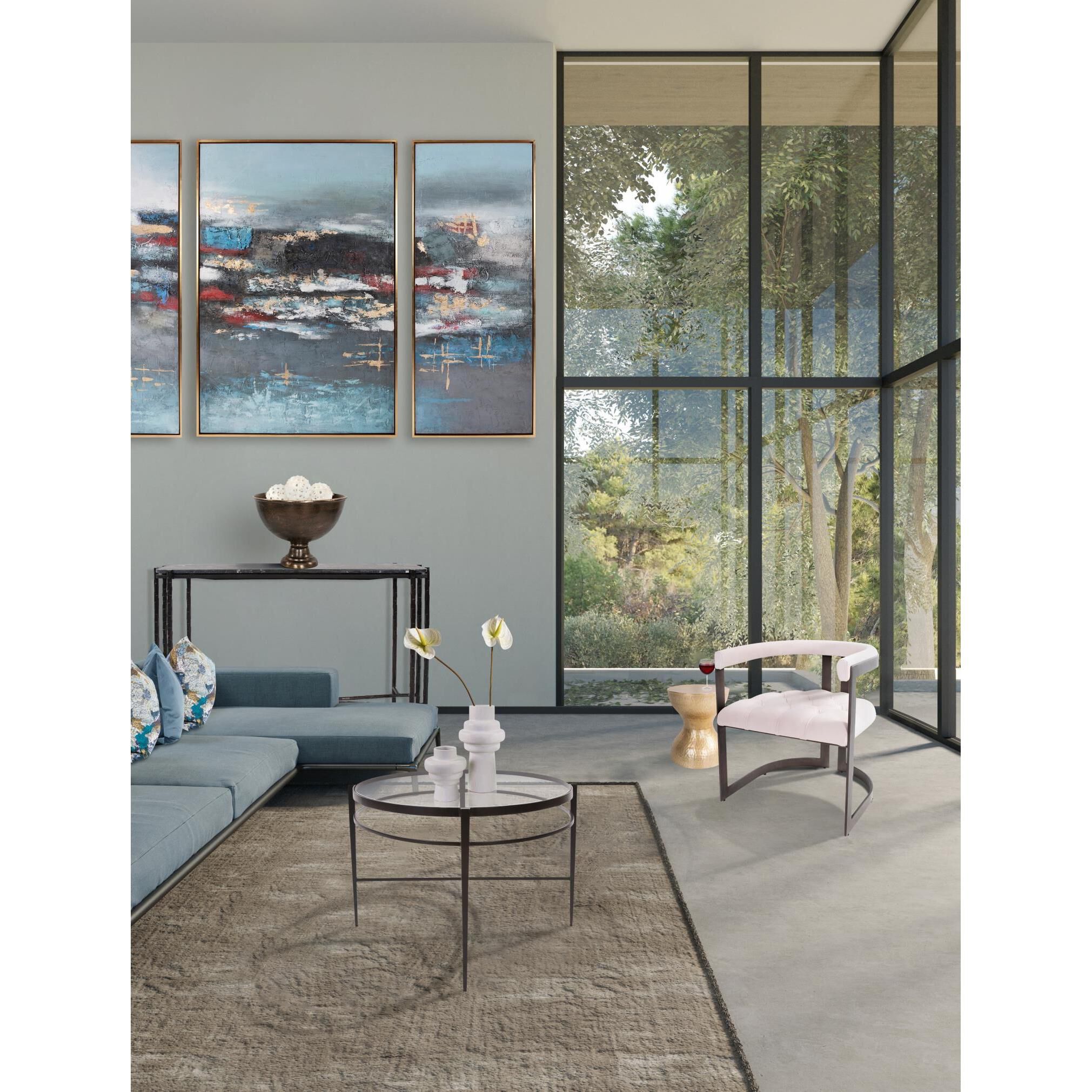 Myatt 48 inch Graphite Console Table